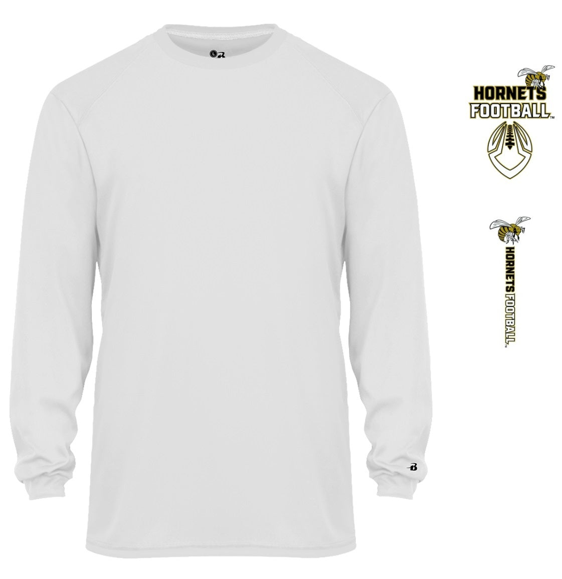 Hornets Football Long Sleeve Tee