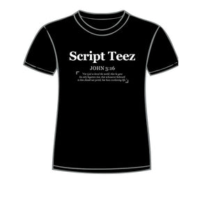 'Script Teez' Cotton Tee
