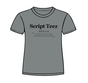 'Script Teez' Cotton Tee