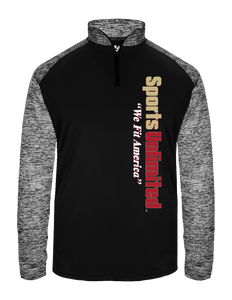 Sport Blend 1/4 Zip(Red & Gold)