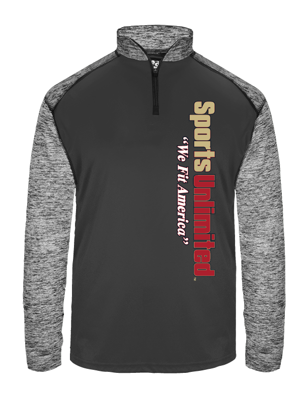 Sport Blend 1/4 Zip(Red & Gold)