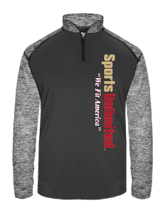 Sport Blend 1/4 Zip(Red & Gold)