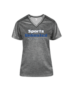 Women's Dri-fit V-Neck Tonal Tee